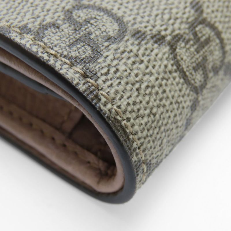 Gucci Bifold Wallet GG Marmont Supreme Canvas Leather Dusting — view 5