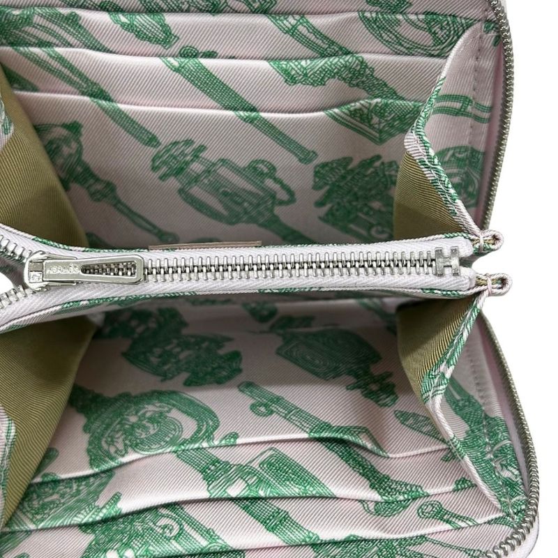 Hermes Azap Compact Silk Quinn Bifold Wallet — view 7
