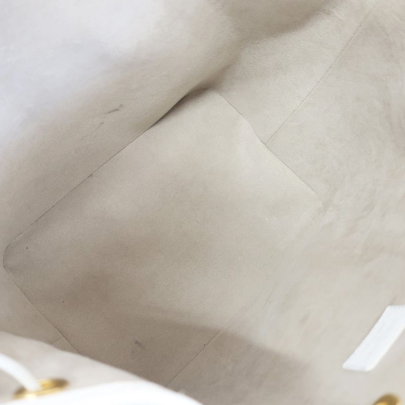 Louis Vuitton Noe PM Broderie-anglais Shoulder Bag White — view 6