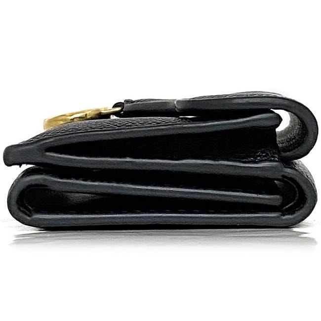Christian Dior Trifold Wallet Black Saddle — view 3