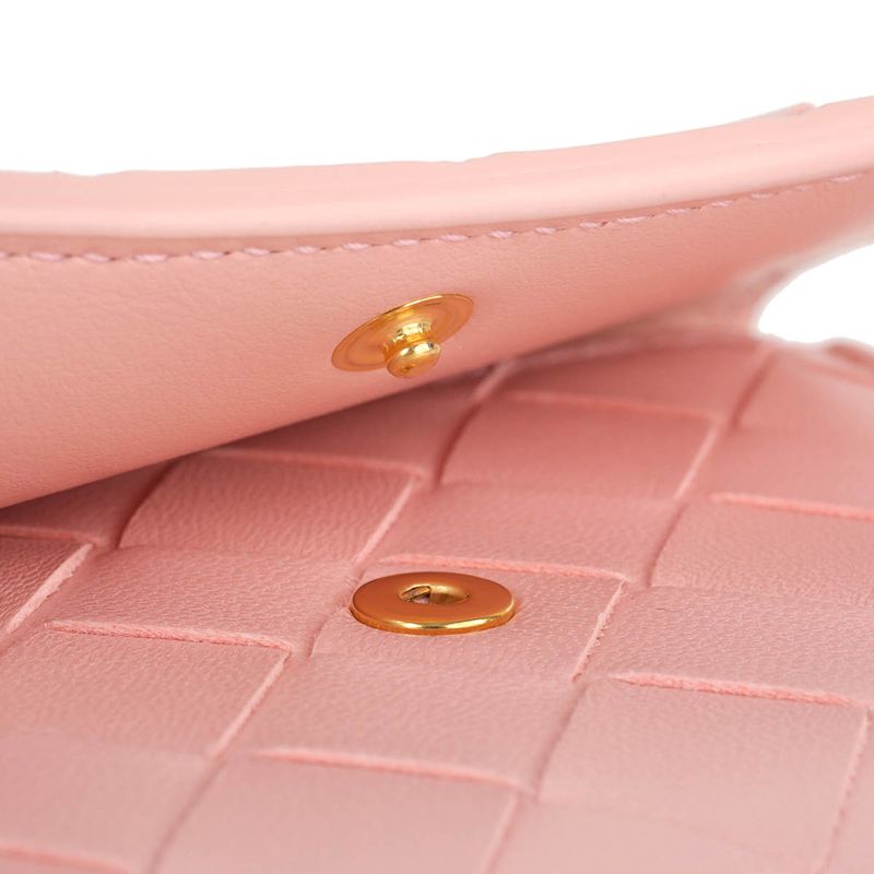 Bottega Veneta Trifold Wallet Zipper Rose — view 8