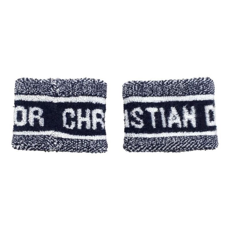 Christian Dior Headband Wristband 21 Spo720 I200 Logo Navy Blue — view 5