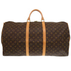 Louis Vuitton Keepall Bandouliere 60 Monogram Canvas Brown — view 2