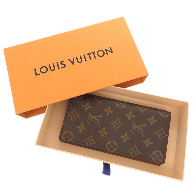 Louis Vuitton Portefeuille Columbus Monogram Brown Long Wallet 0469 — view 2