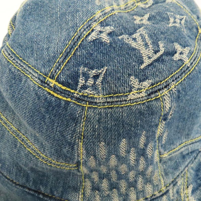 Louis Vuitton NIGO Bonnet Denim Mp3242 MADE Hat Monogram Damier — view 6