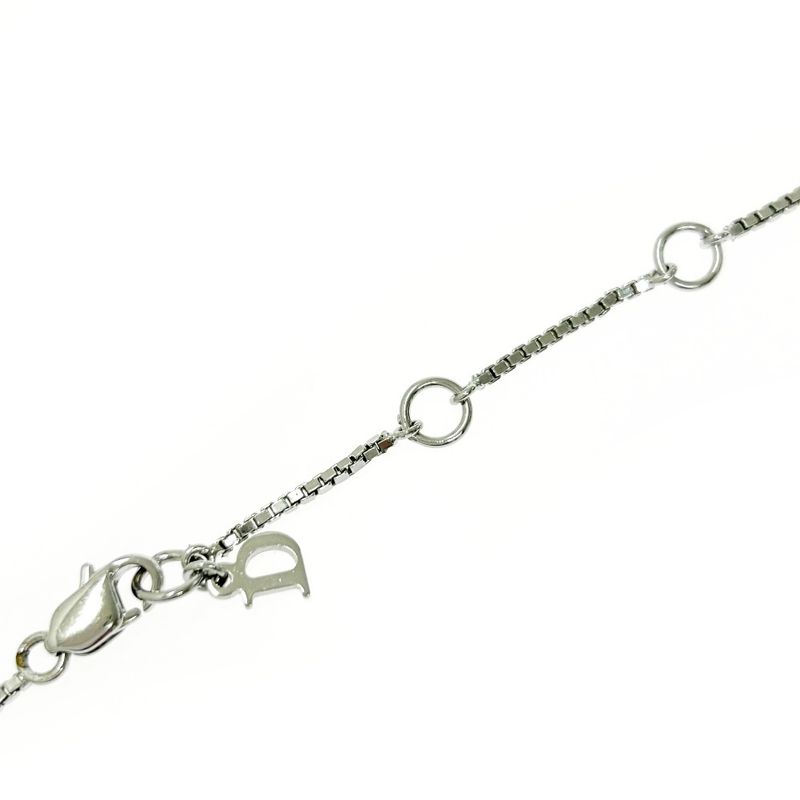 Christian Dior Dog Tag Plate Bracelet Silver — view 6
