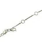 Christian Dior Dog Tag Plate Bracelet Silver — view 6