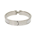 Hermes Click H Clack PM Metal Gray Bracelet Bangle 0029 — view 7