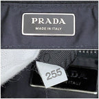 Prada Tote Bag Black Nero Nylon Leather 255 — view 4