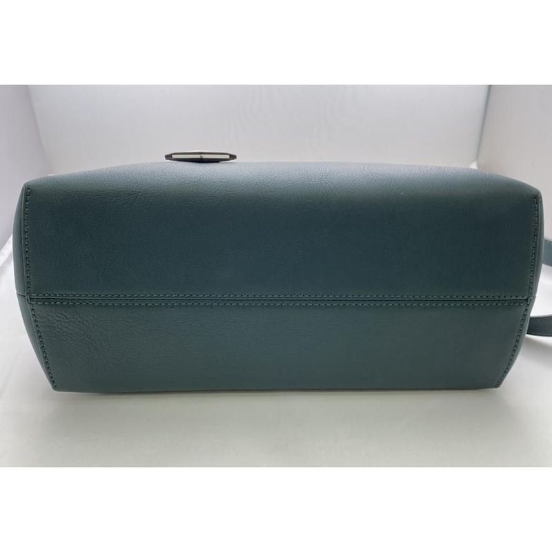 Fendi by the Way Medium 2-Way Handbag 8 Bl124 Leather Green Beige Multicolor — view 4