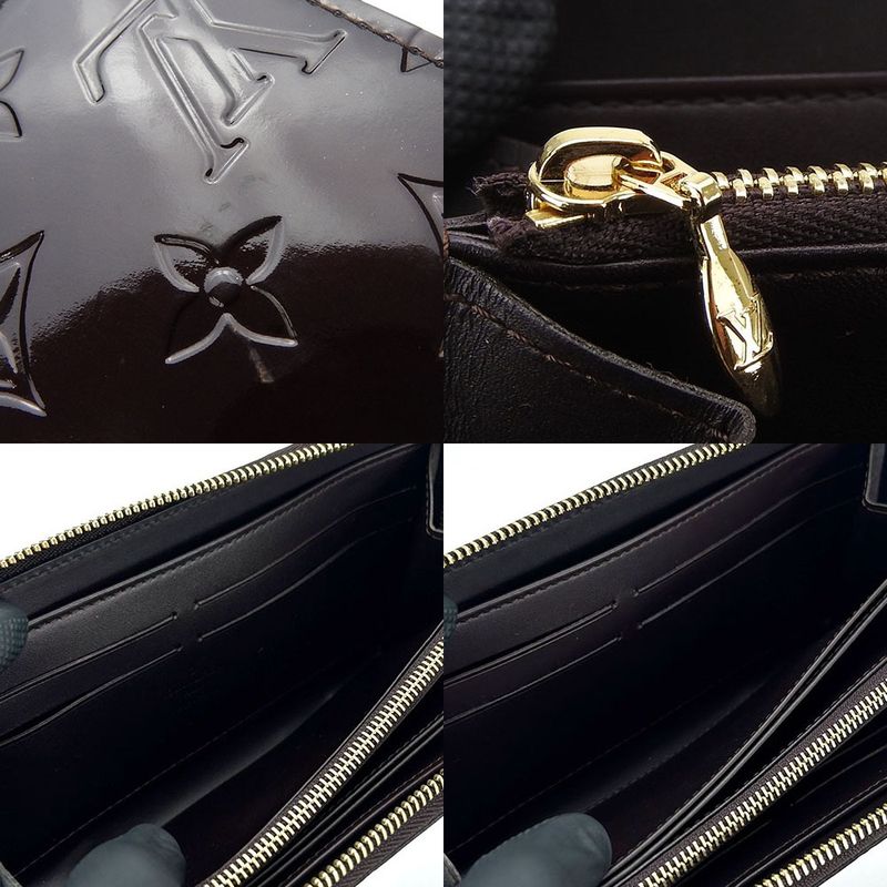 Louis Vuitton Round Zipper Long Wallet Zippy Monogram Vernis — view 5