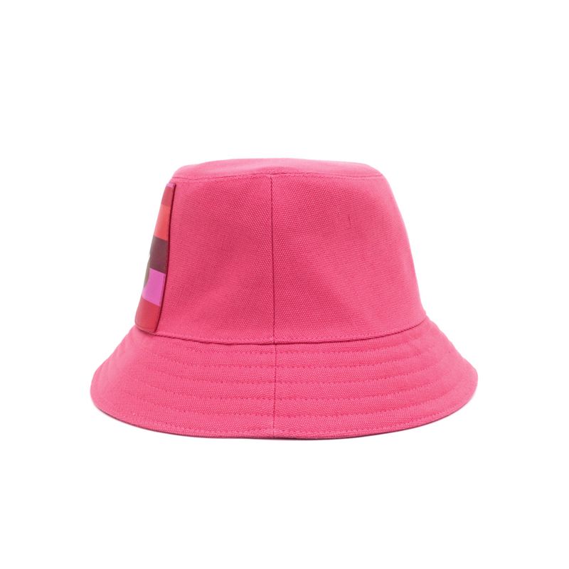 Hermes Fred Bucket Hat Pink Red Size 58 Apparel — view 4