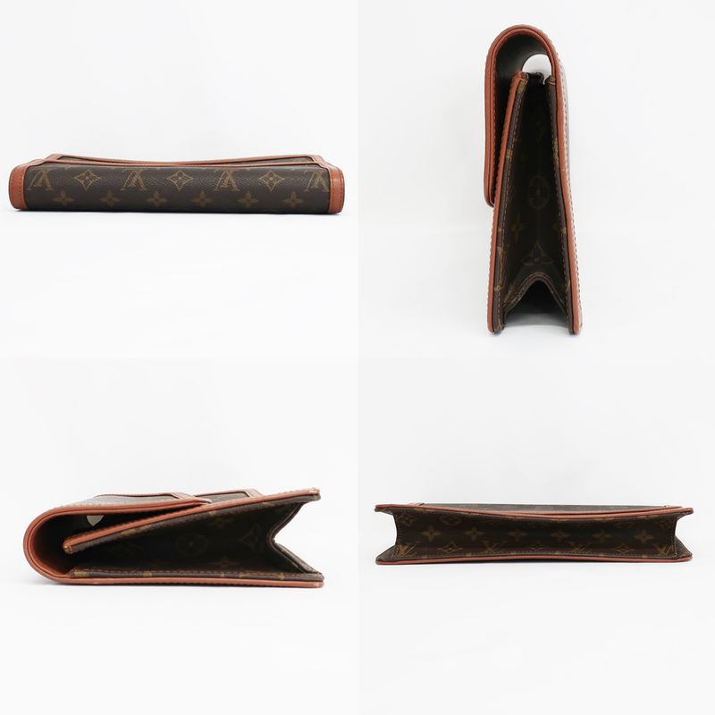 Louis Vuitton Pochette Dam Clutch Bag Monogram Second — view 4