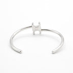 Celine Bracelet Bangle Cuff Silver Triomphe Asymmetric — view 4