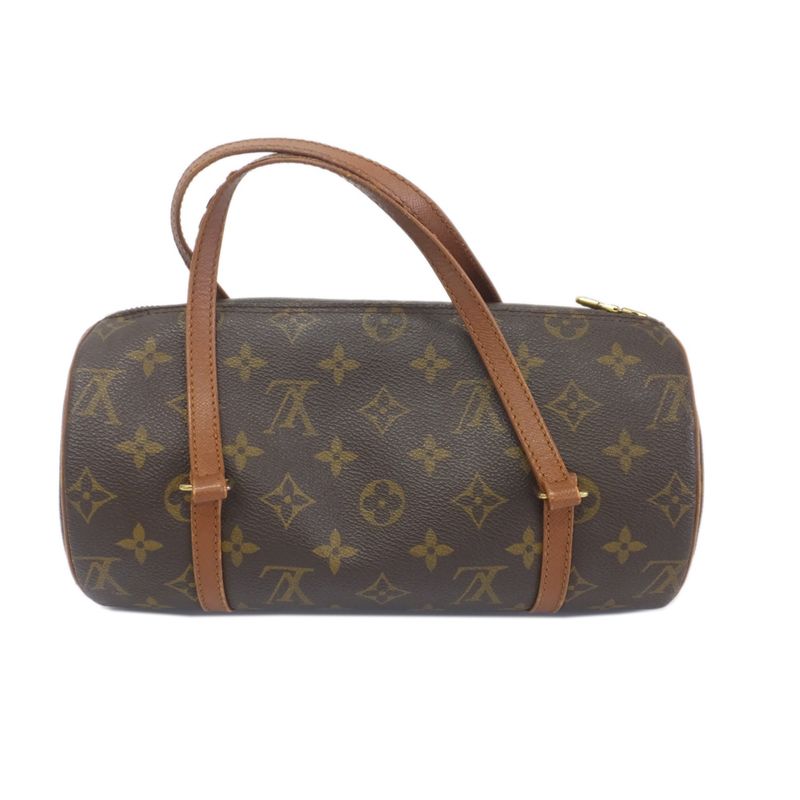 Louis Vuitton Papillon 26 Handbag Monogram Brown Gold Hardware — view 3