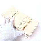 Hermes Bearn Combine Nata Gold Hardware H Logo Compact Wallet Chevre — view 5