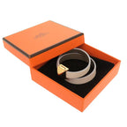 Hermes Medor Dubretour Leather White Gold Hardware Bracelet Accessories 0030 — view 3