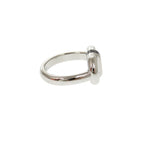 Hermes Myon Size T60 Metal Silver Black Ring 1082 — view 5