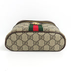 Gucci Ophidia Web Stripe Belt Bag 2-Way Shoulder Beige — view 5
