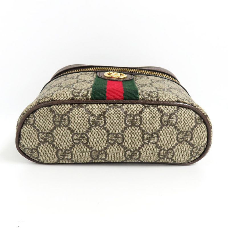 Gucci Ophidia Web Stripe Belt Bag 2-Way Shoulder Beige — view 5