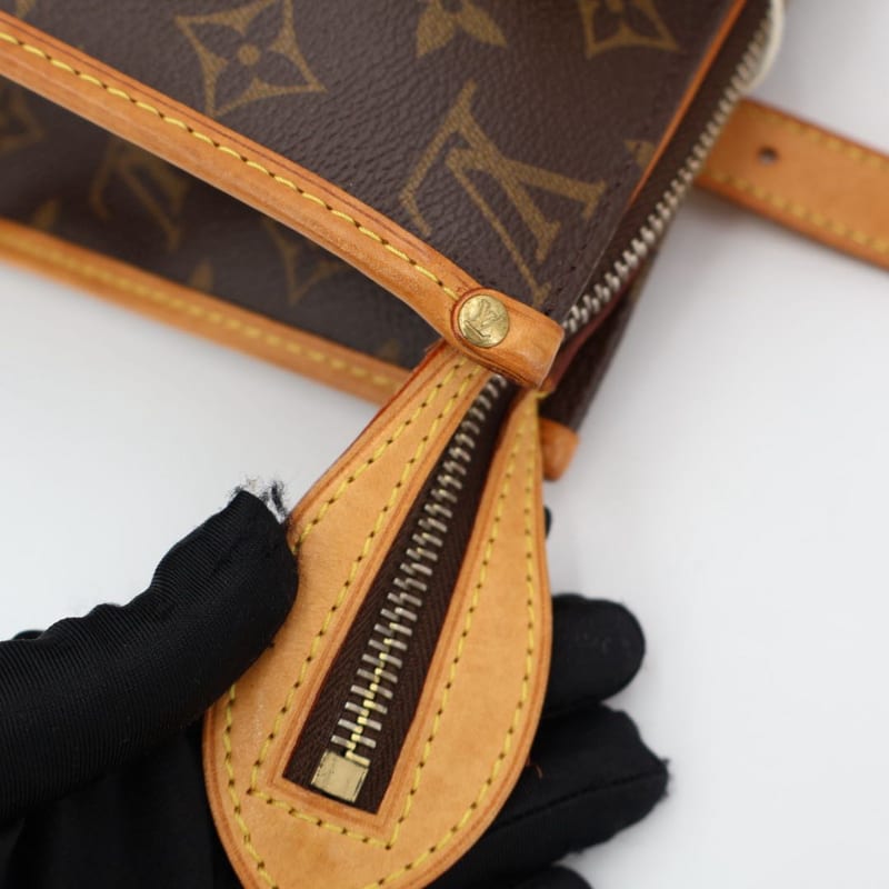 Louis Vuitton Monogram Popincourt O One Shoulder Tote Bag Brown — view 8