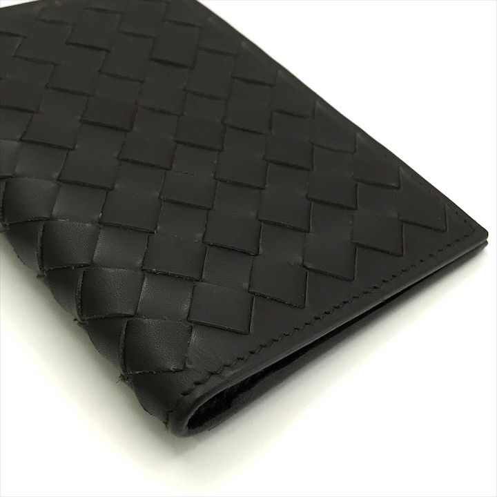 Bottega Veneta Intrecciato Wallet Card Case Brown — view 5