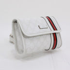 Gucci Sherry Line Waist Bag Leather White Body — view 2