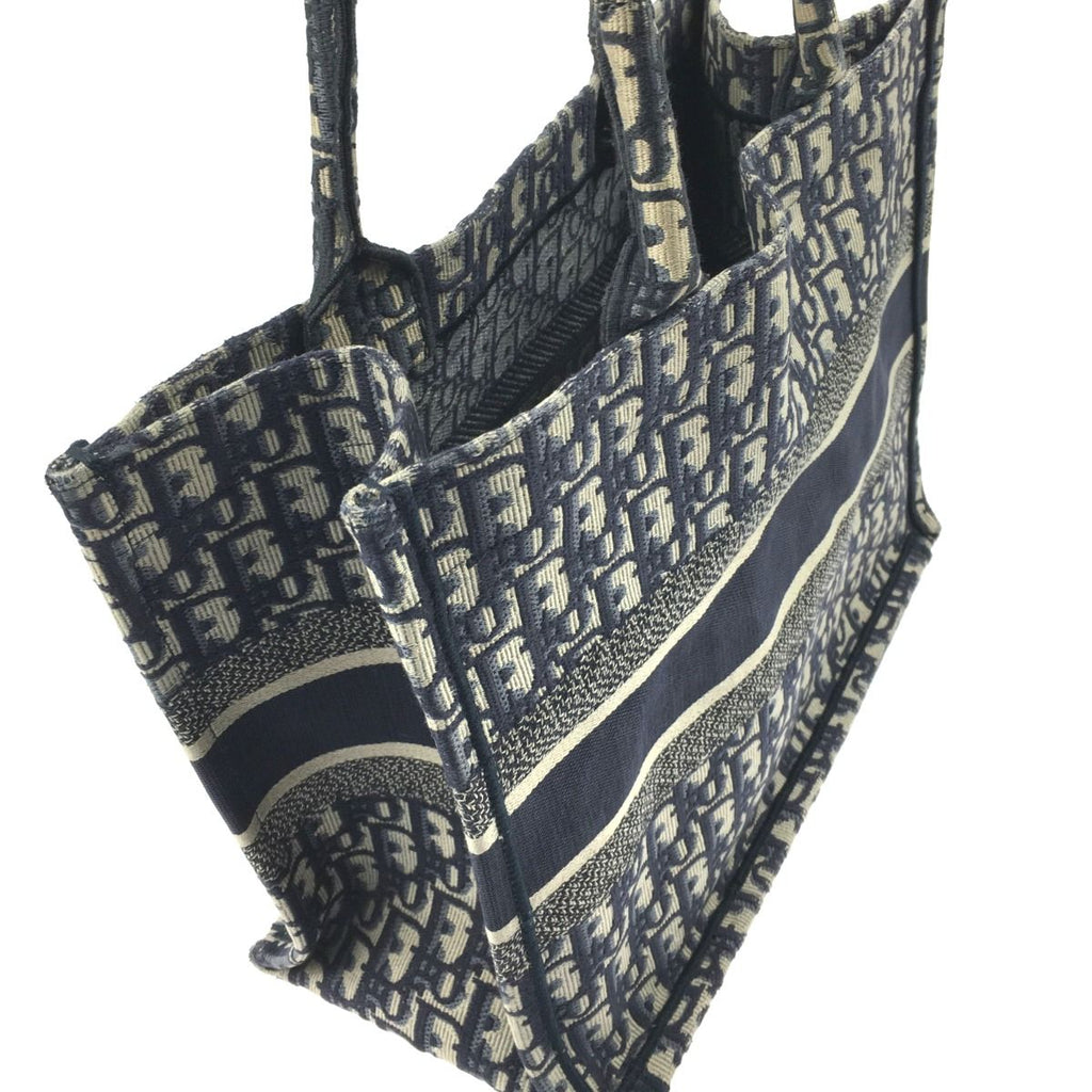 Christian Dior Oblique Book Tote Navy — view 4