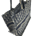 Christian Dior Oblique Book Tote Navy — view 4