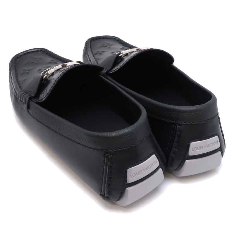 Louis Vuitton Monte Carlo Line Size 26.5 Black Loafers — view 2