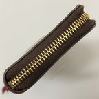 Louis Vuitton Long Wallet Monogram Portefeuille Clemence Fuchsia — view 4