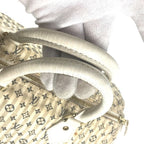 Louis Vuitton Speedy 30 Monogram Mini Lin Canvas White — view 5