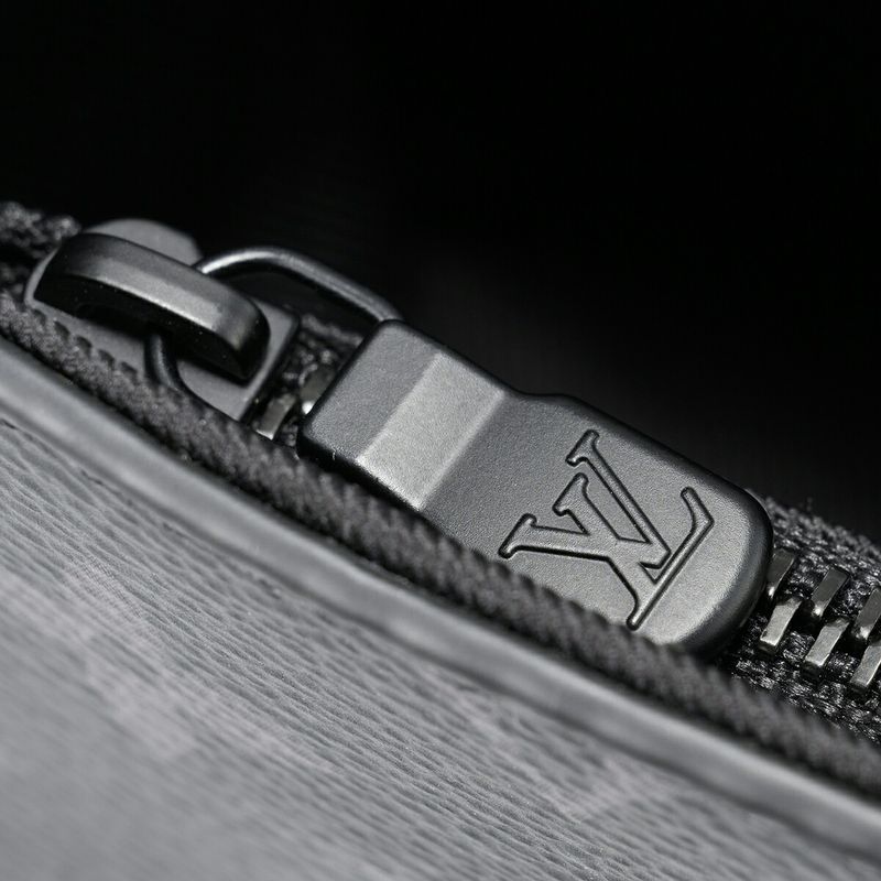 Louis Vuitton Shoulder Bag Steamer Wearable Wallet Black Gray — view 8