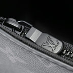 Louis Vuitton Shoulder Bag Steamer Wearable Wallet Black Gray — view 8
