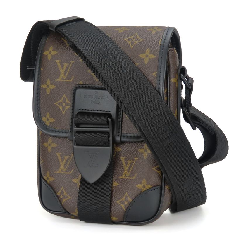 Louis Vuitton Shoulder Bag Archie Messenger Monogram Macassar Brown — view 2