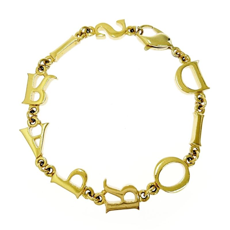 Christian Dior GP Paris Logo Bracelet Gold — view 6
