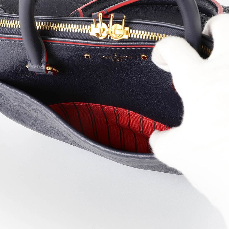 Louis Vuitton Handbag Speedy Bandouliere 25 Marine Rouge — view 8