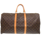 Louis Vuitton Keepall Bandouliere 55 Monogram Boston Bag 0400 — view 2