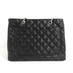 Chanel Grand Shopping Tote GST Shoulder Bag Black Caviar Leather 11 th — view 3