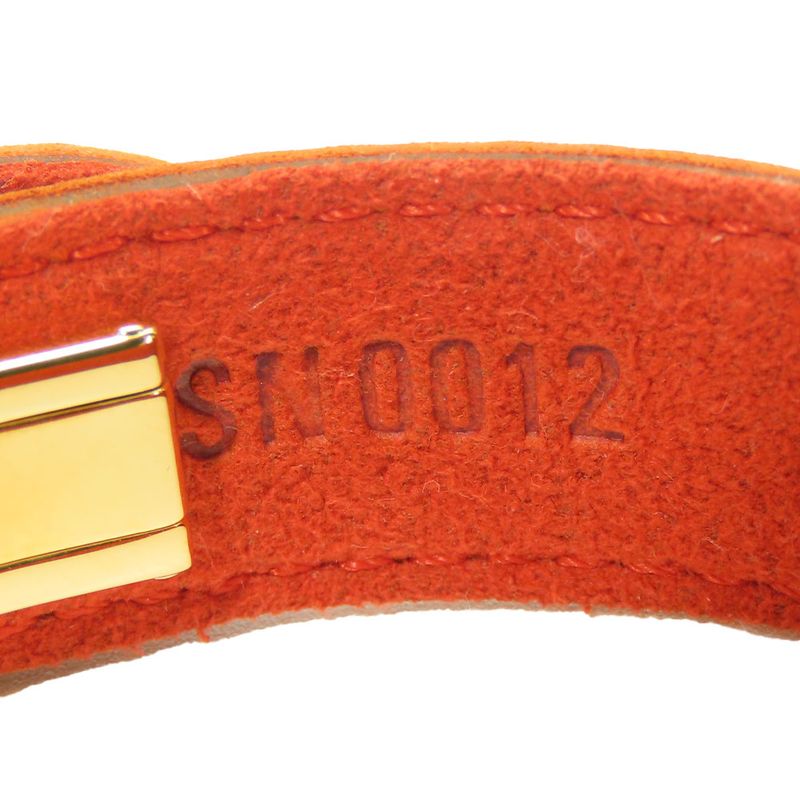 Louis Vuitton Bracelet Good Luck Nubuck Leather Metal Beige — view 7