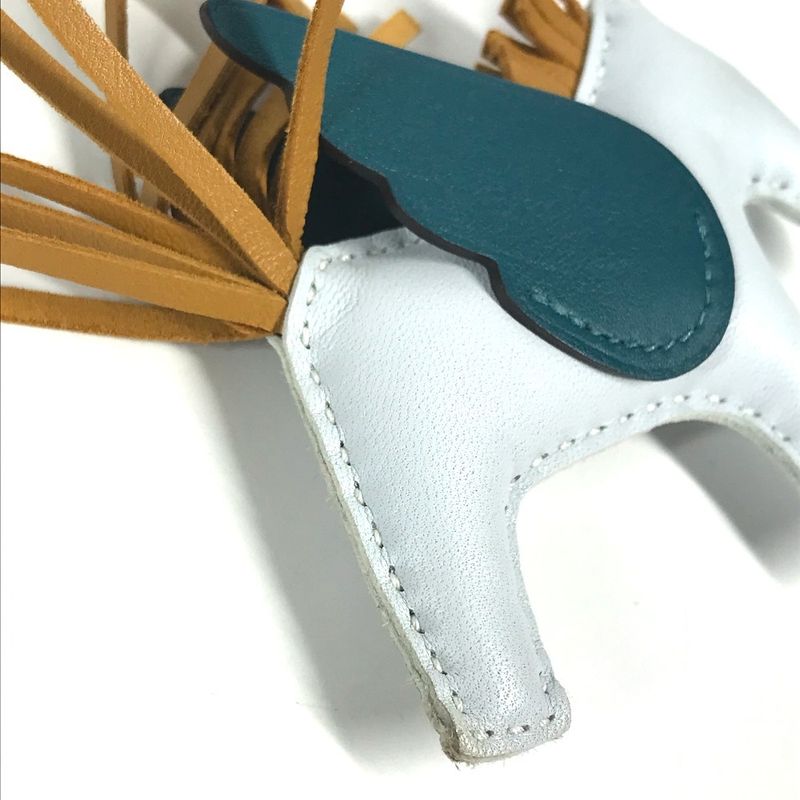 Hermes Charm Pegase Pegasus PM Agnomiro Prime Sesame Blue — view 6
