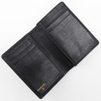 Chanel Coco Mark Card Case Caviar Leather Black Business Holder — view 6