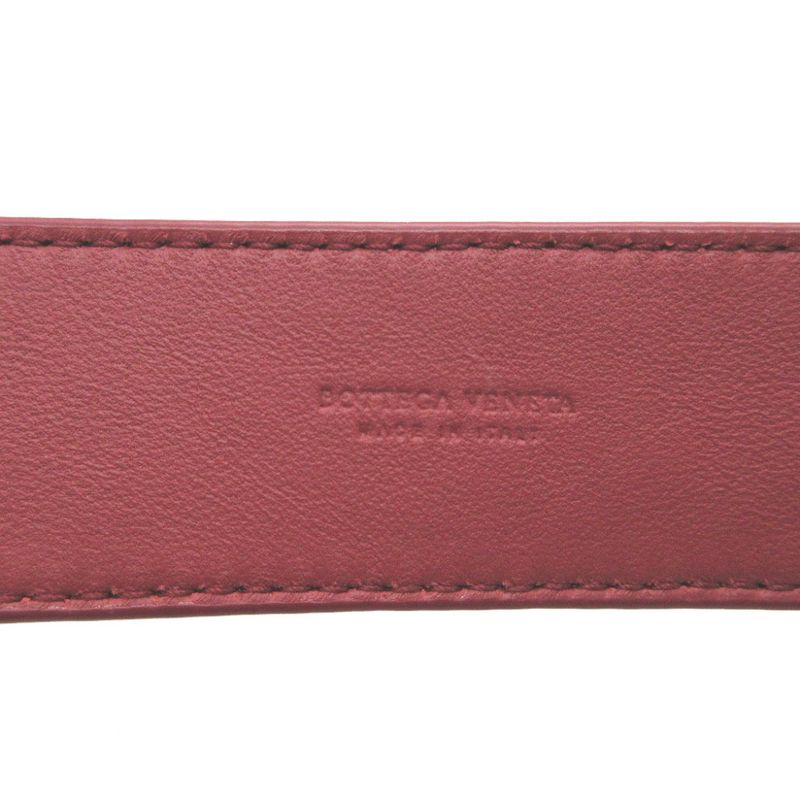 Bottega Veneta Intrecciato Leather Red Shoulder Strap 1062 — view 5