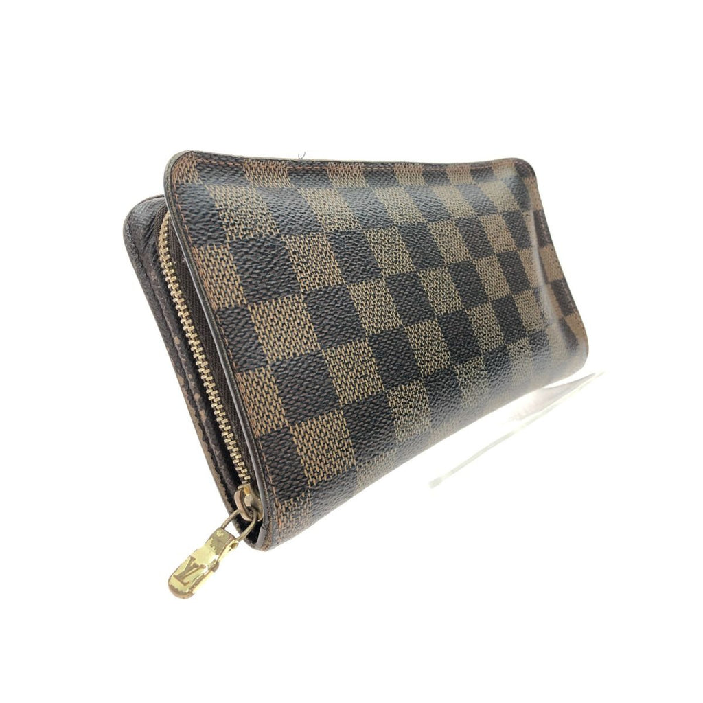 Louis Vuitton Long Wallet Round Zipper Porte Monnaie Zip Damier Ebene — view 3