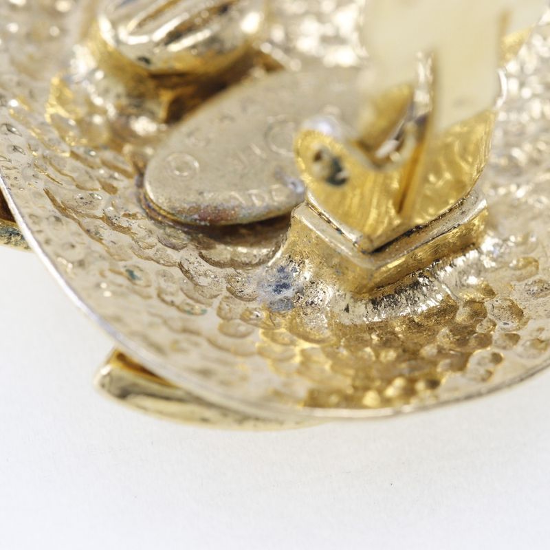 Chanel Coco Mark Vintage Gold Plated 94 P 25.6 g Earrings — view 6