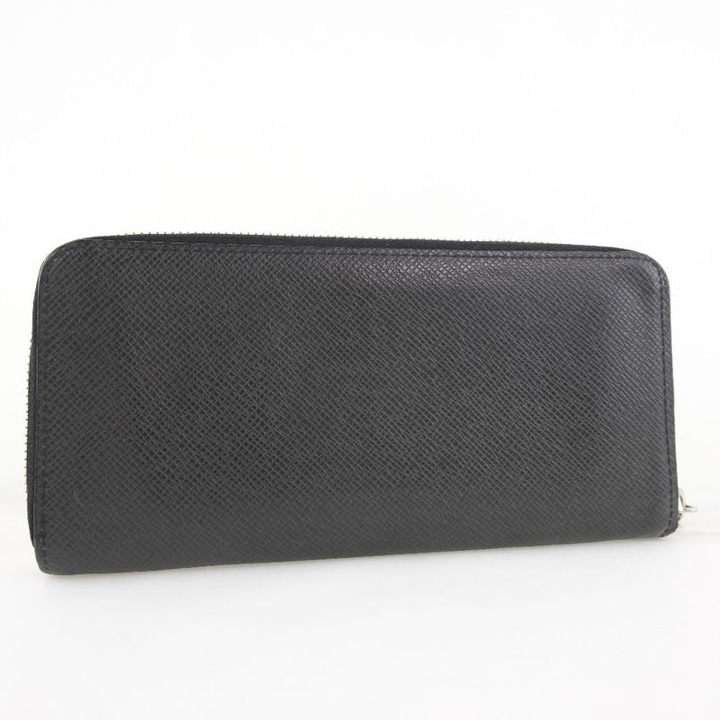 Louis Vuitton Zippy Wallet Vertical Taiga Black Ca1103 Long — view 3