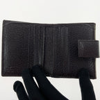 Gucci GG Canvas Compact Wallet W Hook Bifold Beige — view 6