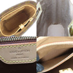 Louis Vuitton Handbag Vavin PM Monogram Nubuck Brown Gold Hardware — view 7