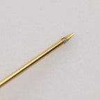Chanel Coco Mark Quilted Vintage Gold Plated 17.7 g Brooch — view 6