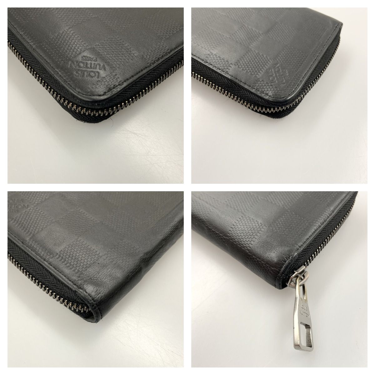 Louis Vuitton Damier Infini Zippy Wallet Vertical Round Zipper Long — view 5